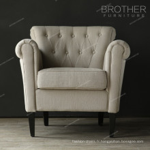 Nouveau style luxe apparence salon haut dossier chaise d&#39;appoint